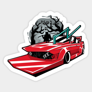 Red Bosuzoku Kaido Racer Sticker